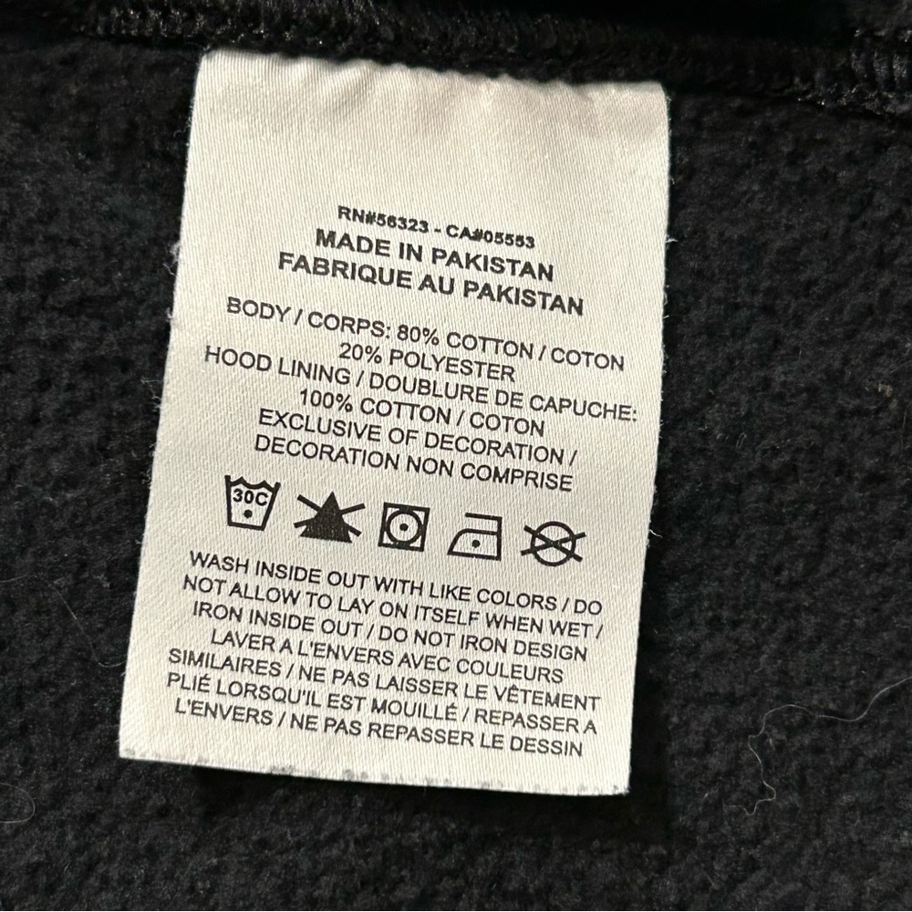 Nike Sportswear Sport Essentials+ Pullover Hoodie Black Blue Size Medium - Picture 6 of 7